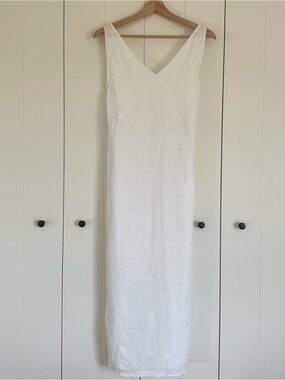 Deiji Studios The Slip Dress in White